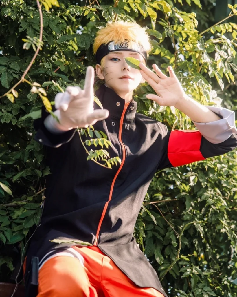 cosplay naruto anime màu sắc tươi sáng