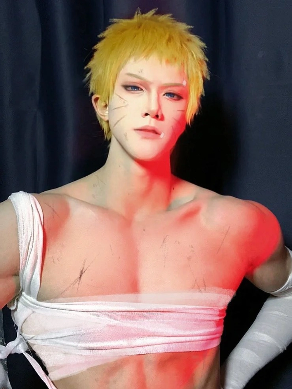 cosplay naruto ánh sáng sân khấu đẹp