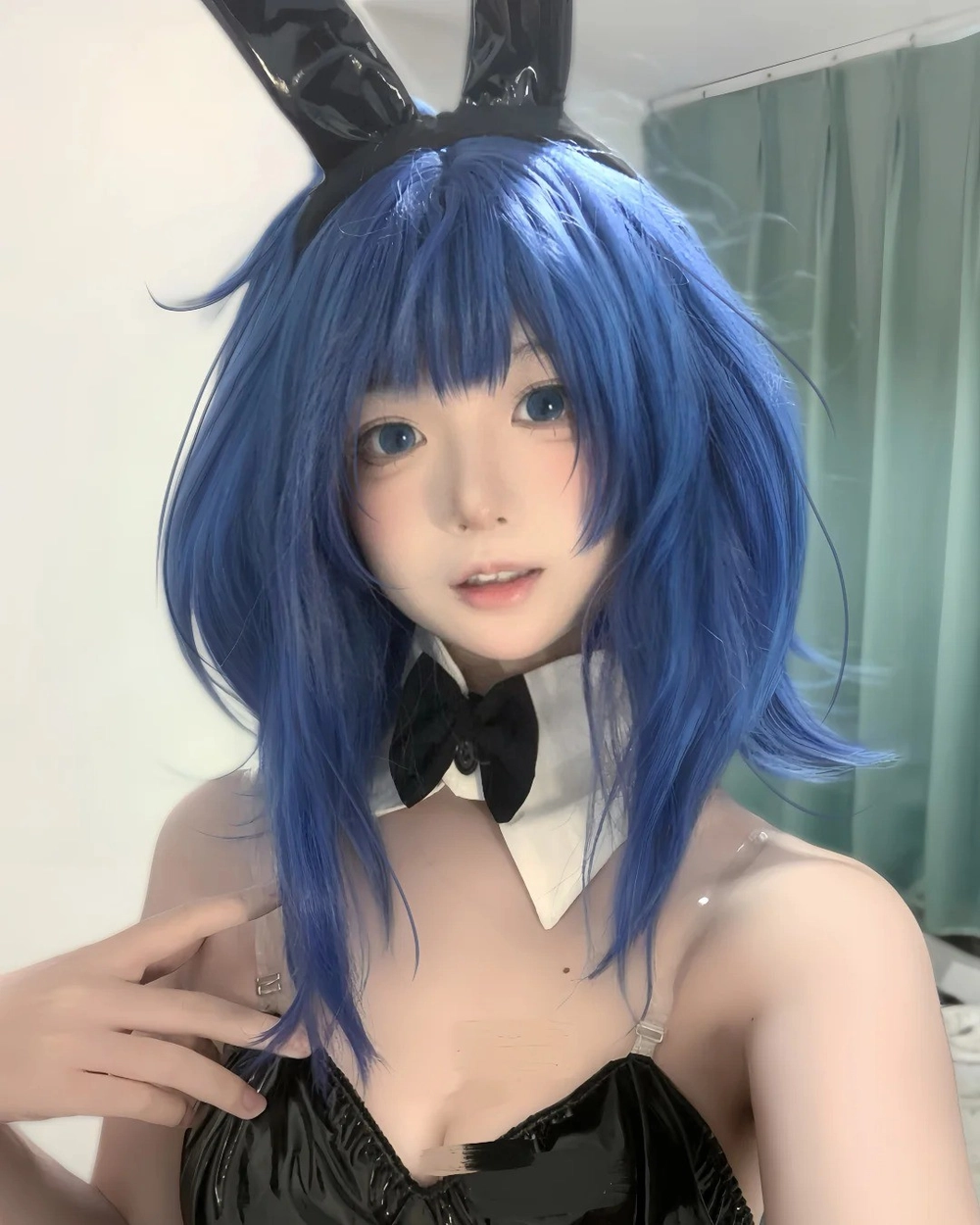 ảnh gái xinh cosplay thỏ đen chất lượng cao