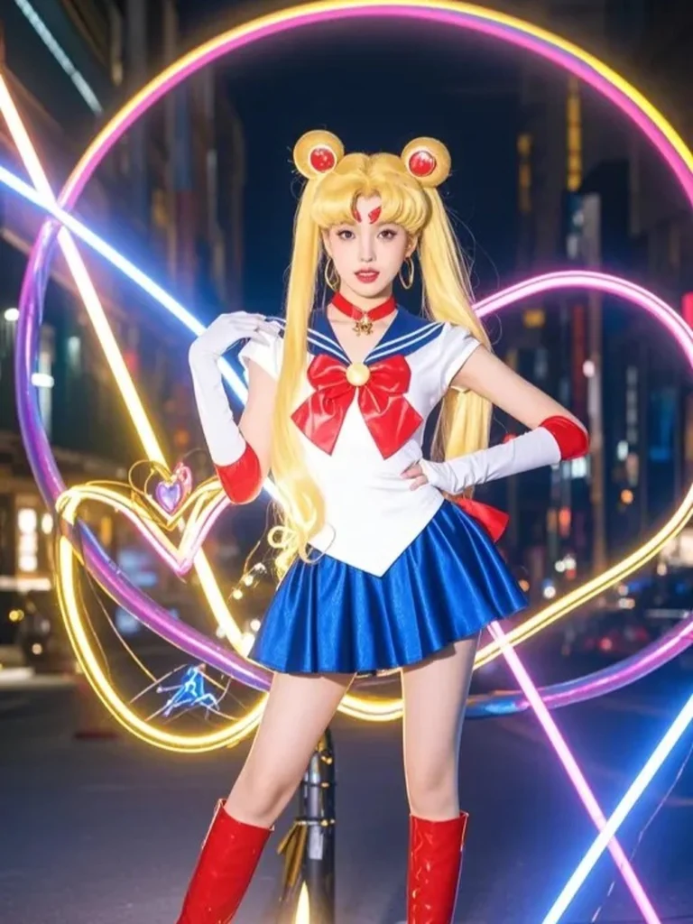 cosplay thủy thủ mặt trăng hóa thân hoàn hảo