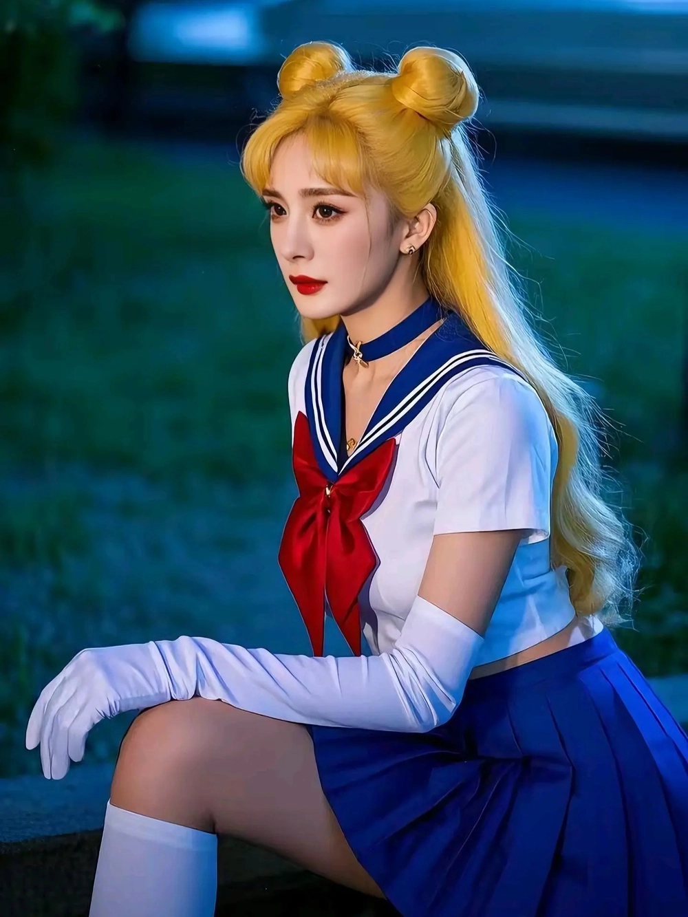 ảnh chụp cosplay Sailor Moon