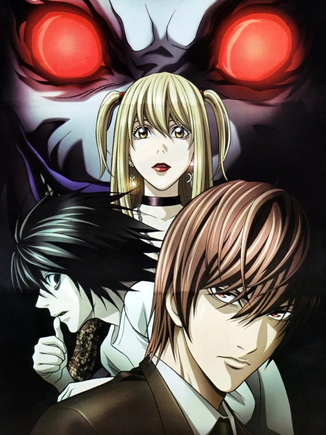ảnh anime death note cảnh đối đầu Light L