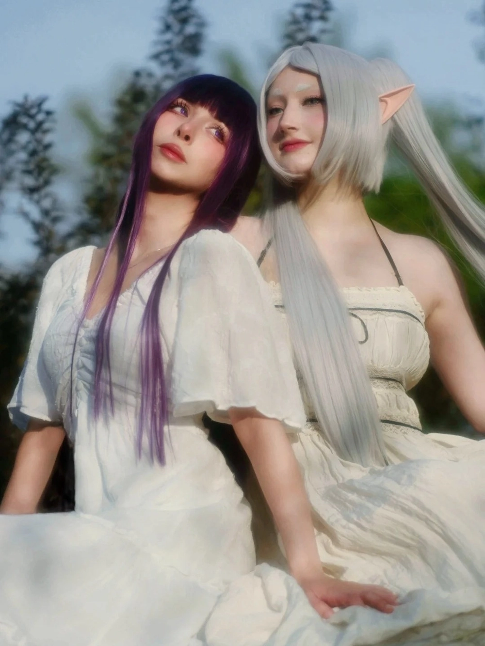 frieren và fern cosplay