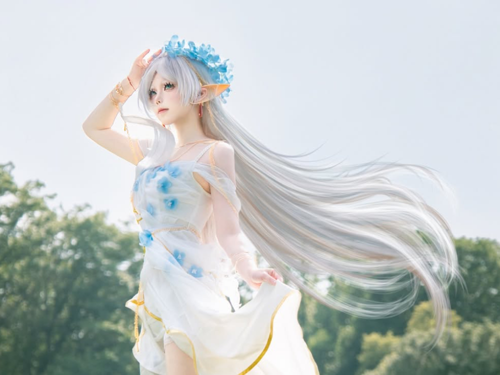 hình cosplay frieren anime sousou no frieren