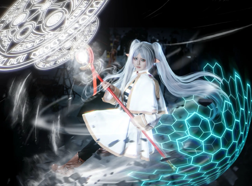 ảnh anime frieren cosplay đẹp 