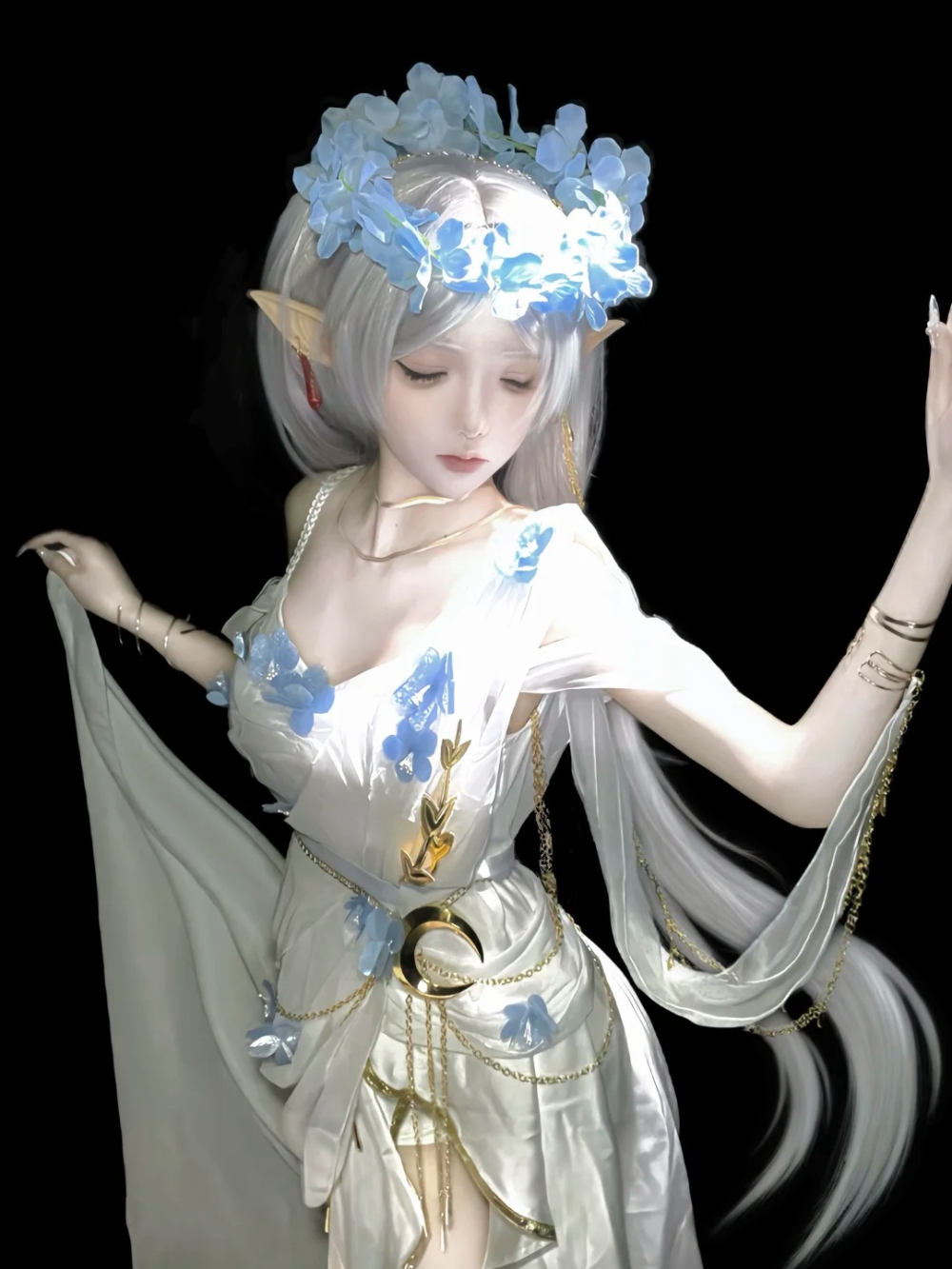 anime frieren cosplay hình 4K 