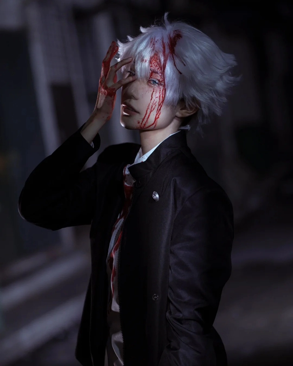 cosplay gojo satoru khi chiến đấu