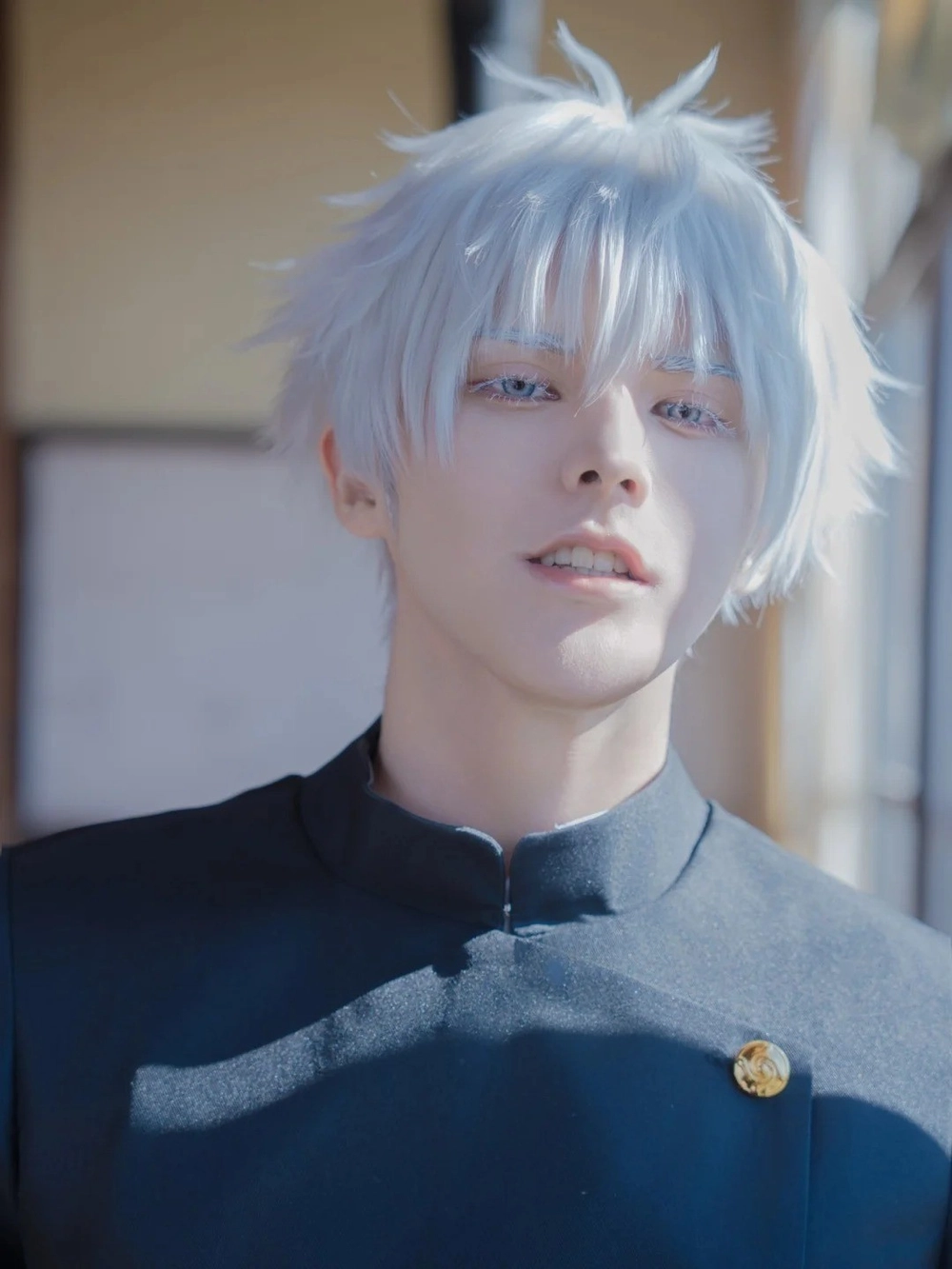 hình gojo satoru cosplay độc đáo