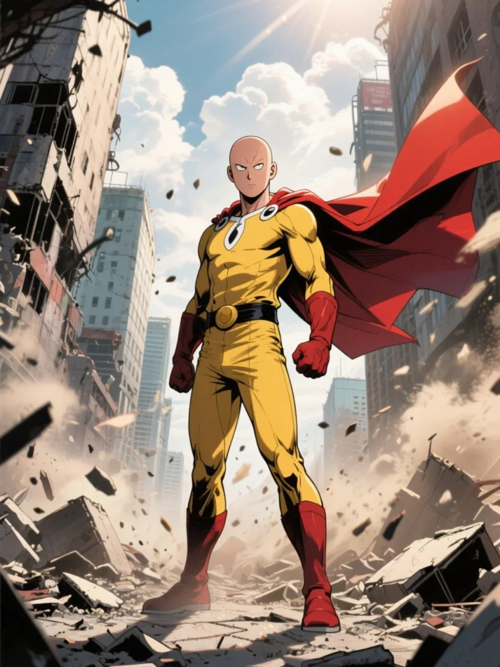 hình ảnh saitama ngầu