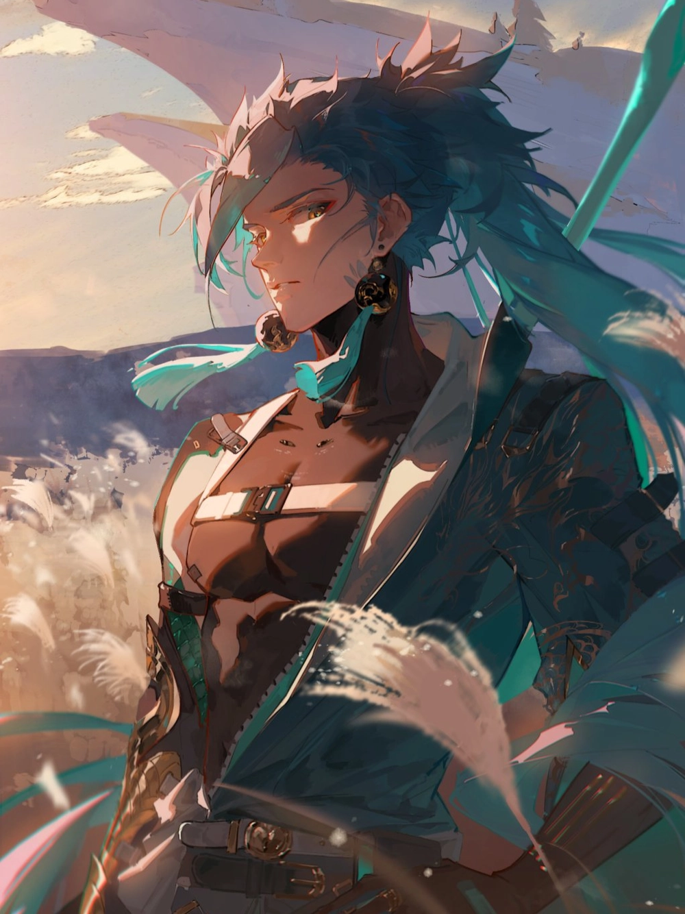 Hình Jiyan Wuthering Waves wallpaper 4k