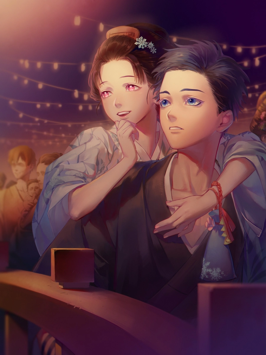 hình vợ của akaza đẹp