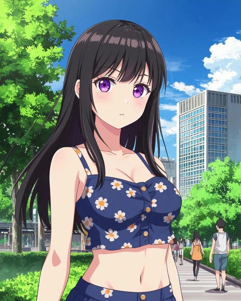 hình maki oze trong anime fire force