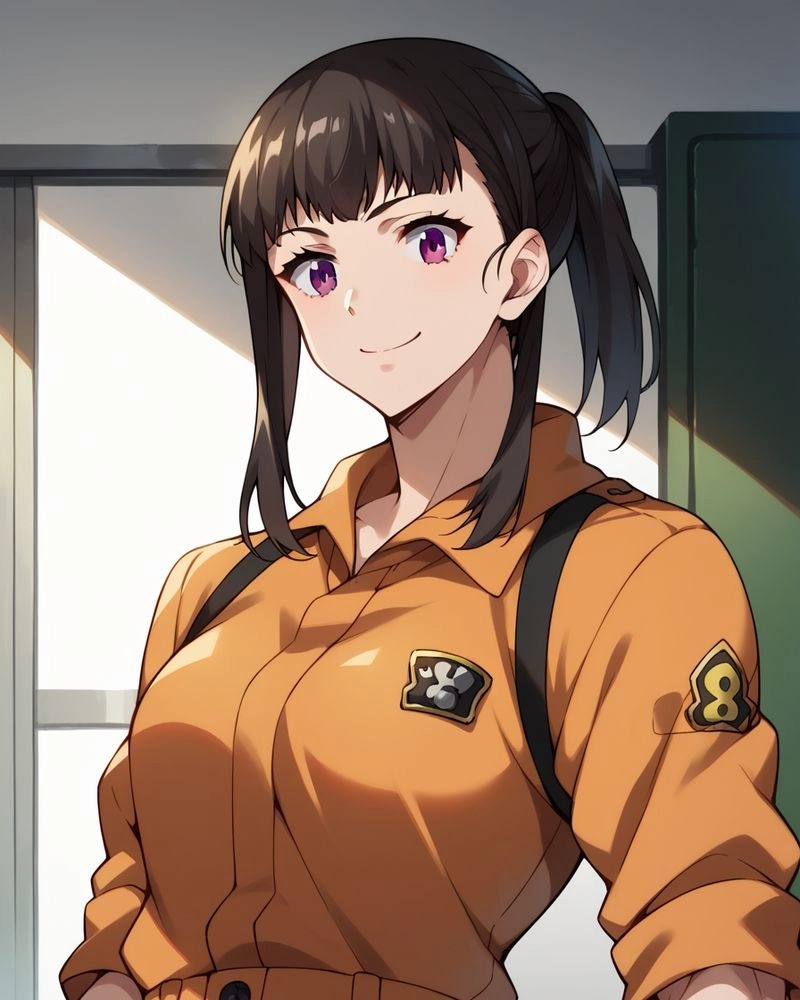 hình maki oze trong đội fire force