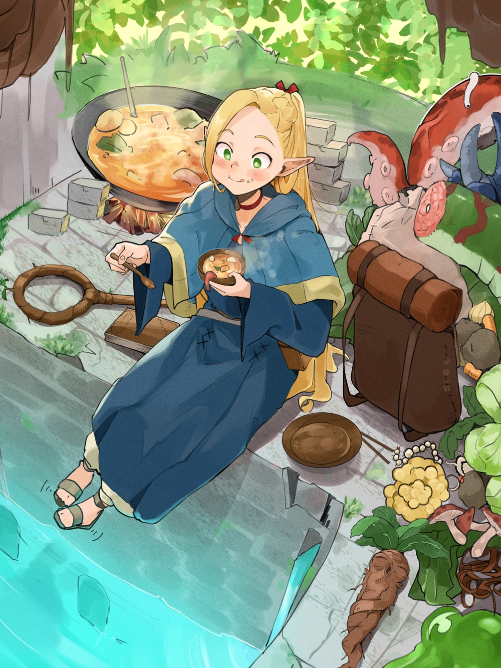 ảnh anime marcille dễ thương 