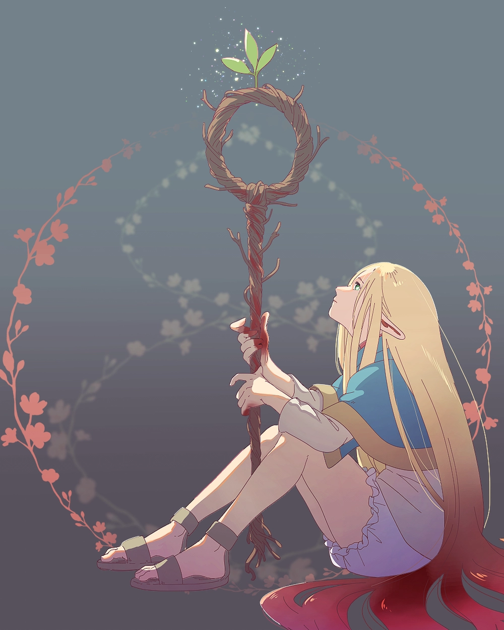 ảnh marcille dungeon meshi anime 