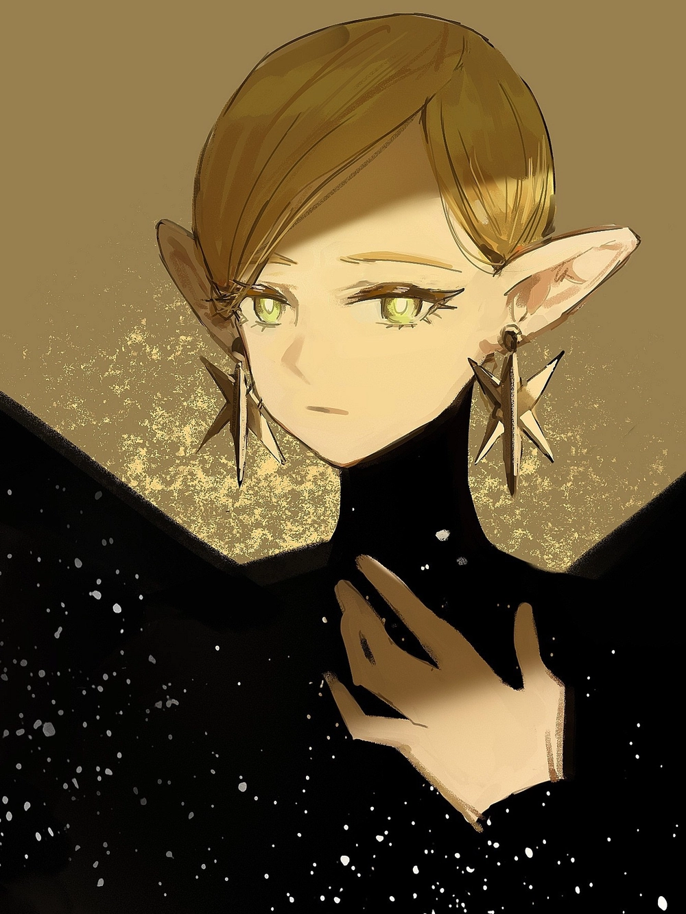 hình marcille dungeon meshi phong cách anime 