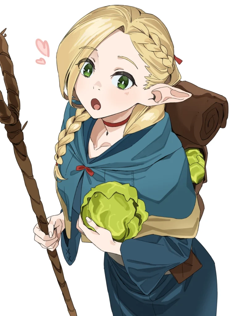 hình chibi marcille mỹ vị hầm ngục
