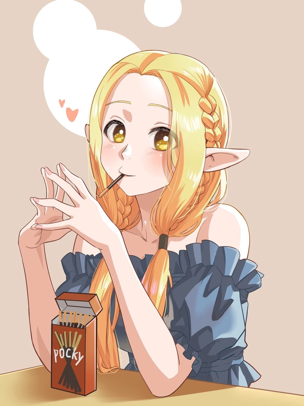 ảnh marcille đang ăn