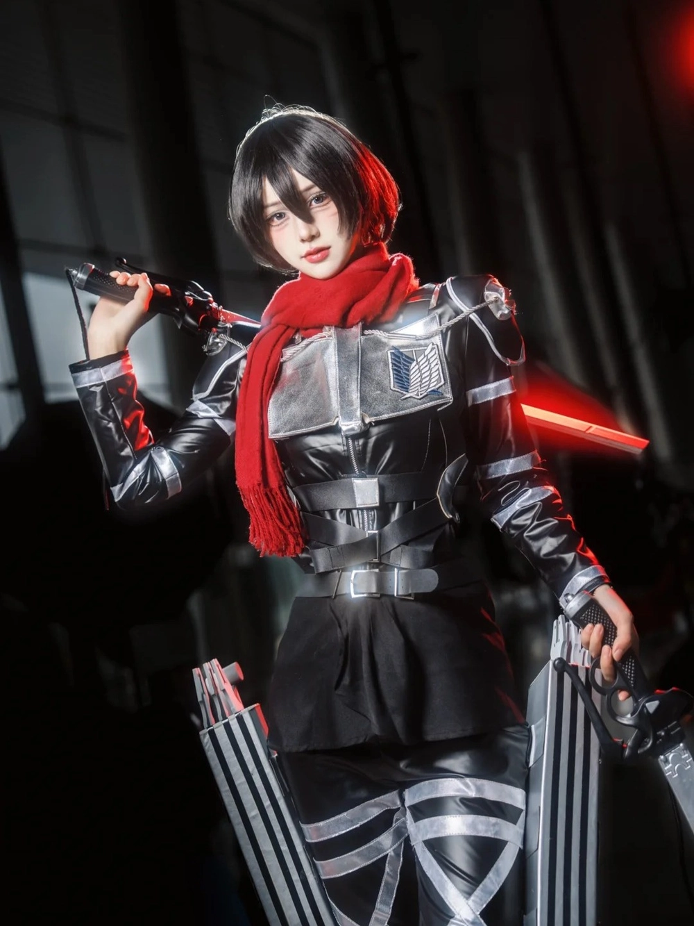 mikasa cosplay aot