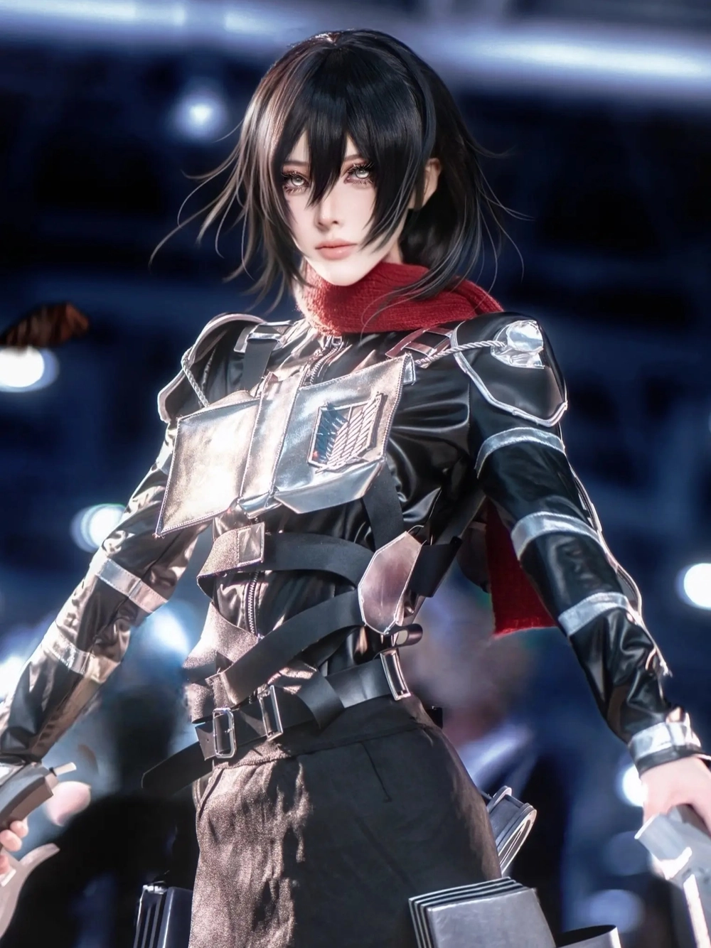 ảnh mikasa ackerman cosplay