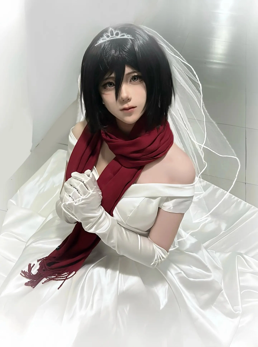 hình ảnh mikasa cosplay