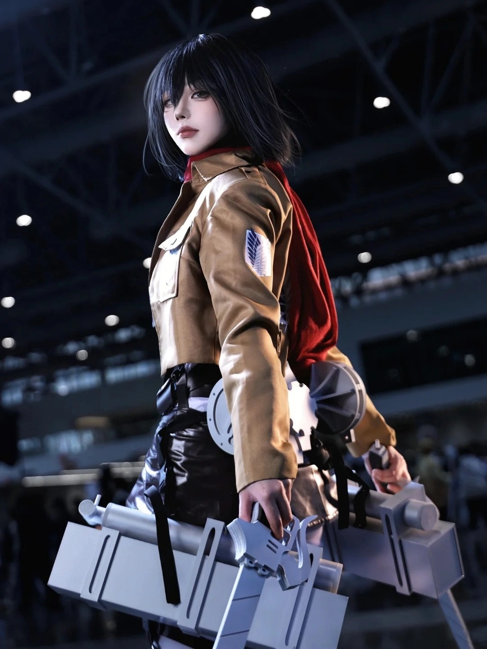 hình mikasa attack titan