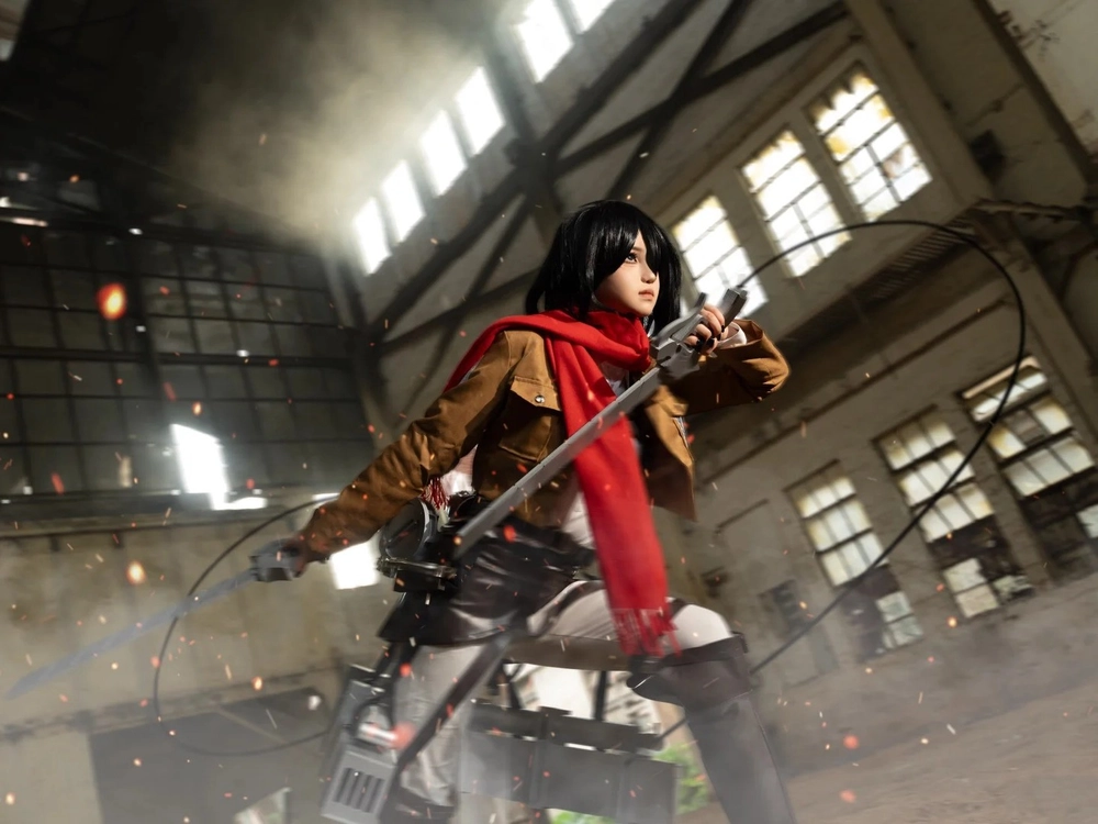 mikasa cosplay attack on titan