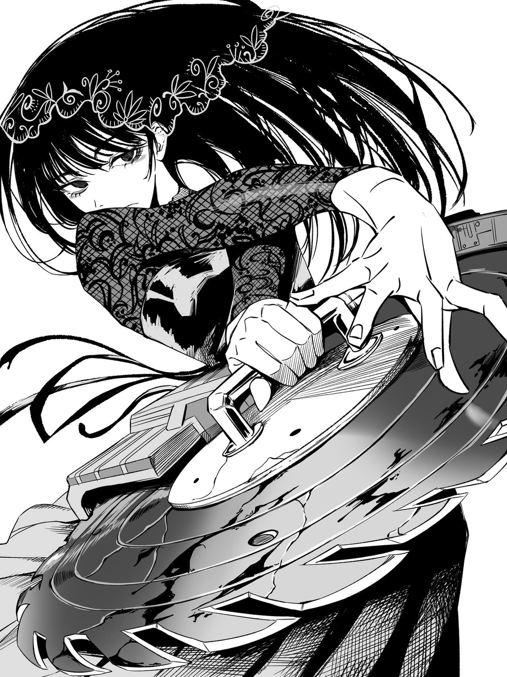 hình ảnh osaragi trắng đen