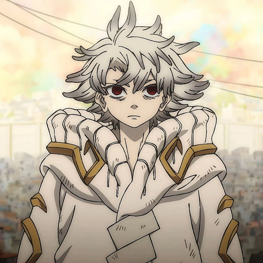 ảnh Rudo Surebrec gachiakuta mặc áo trắng