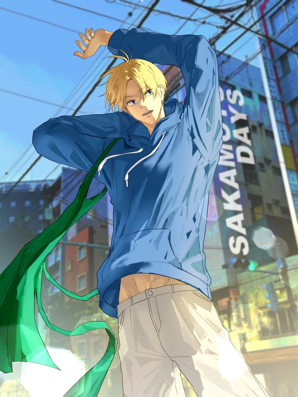 ảnh vẽ tay shin asakura phong cách 