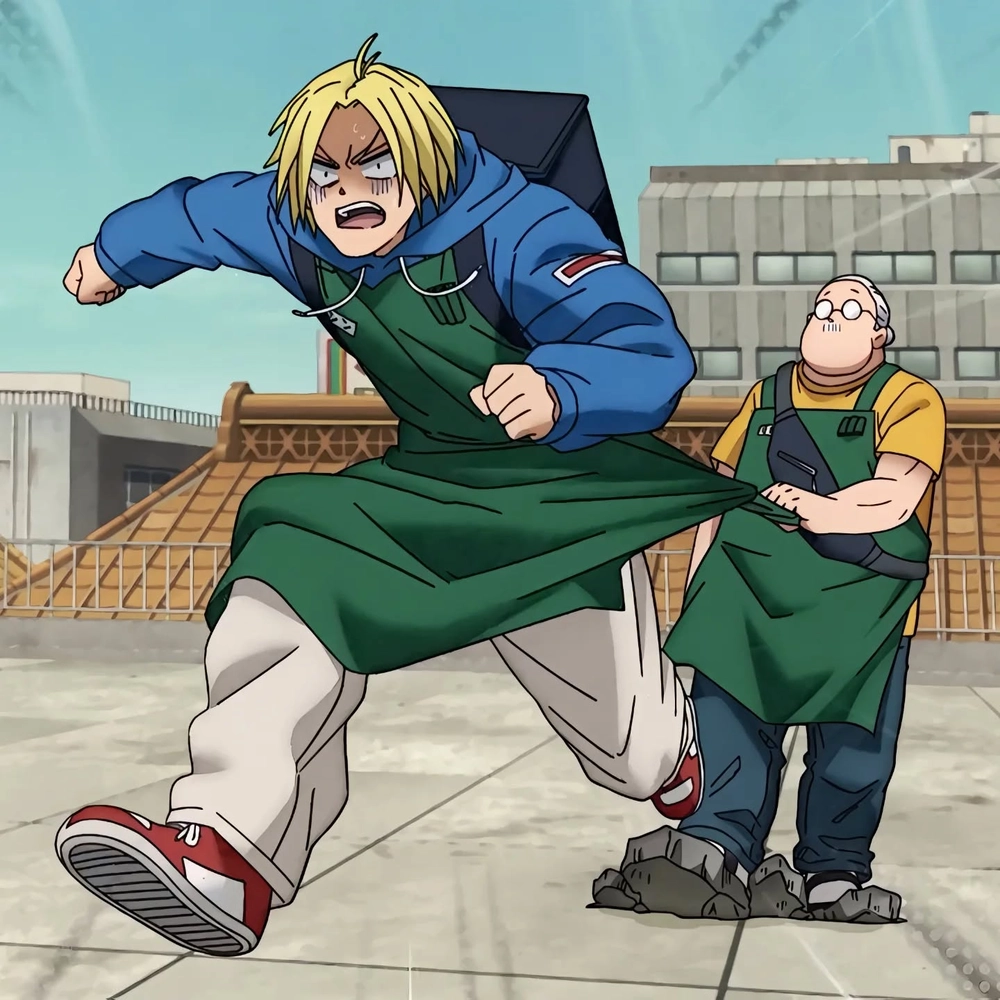 ảnh shin asakura hài hước