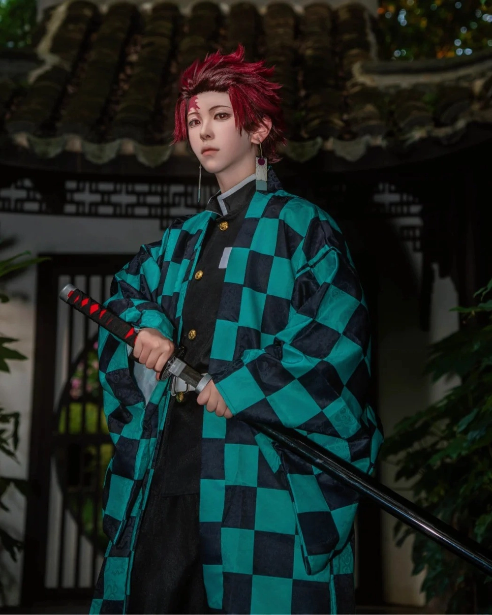 cosplay tanjiro dễ thương 