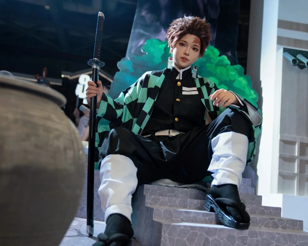cosplay tanjiro manga demon slayer 