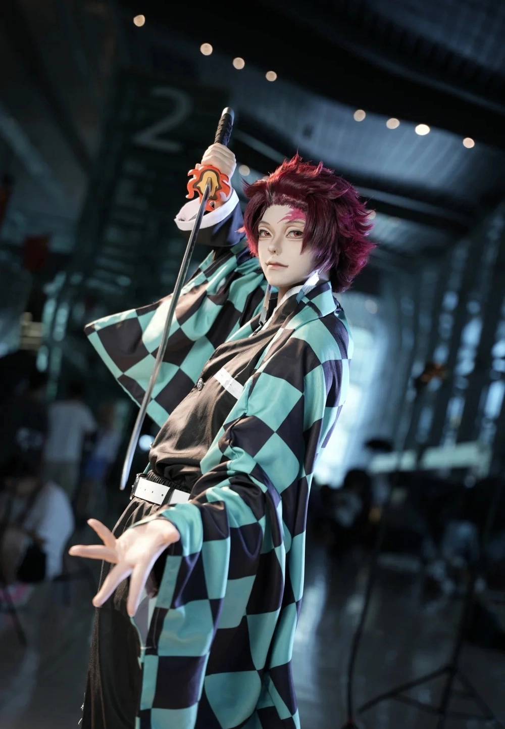 demon slayer tanjiro cosplay ấn tượng 