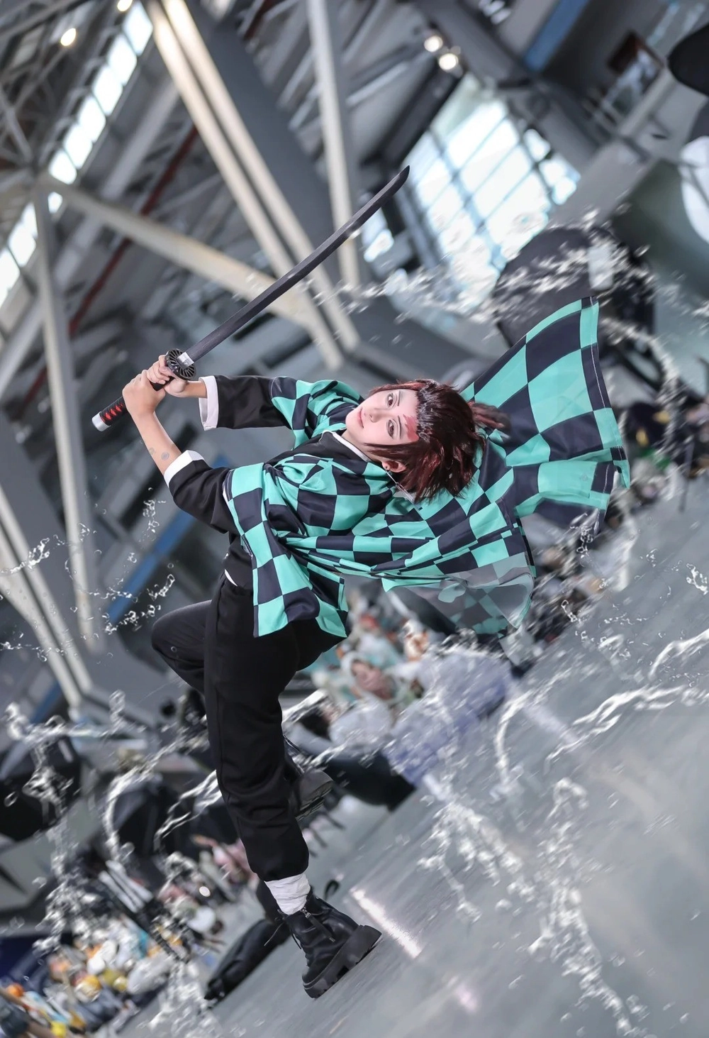 demon slayer tanjiro cosplay hơi thở của nước