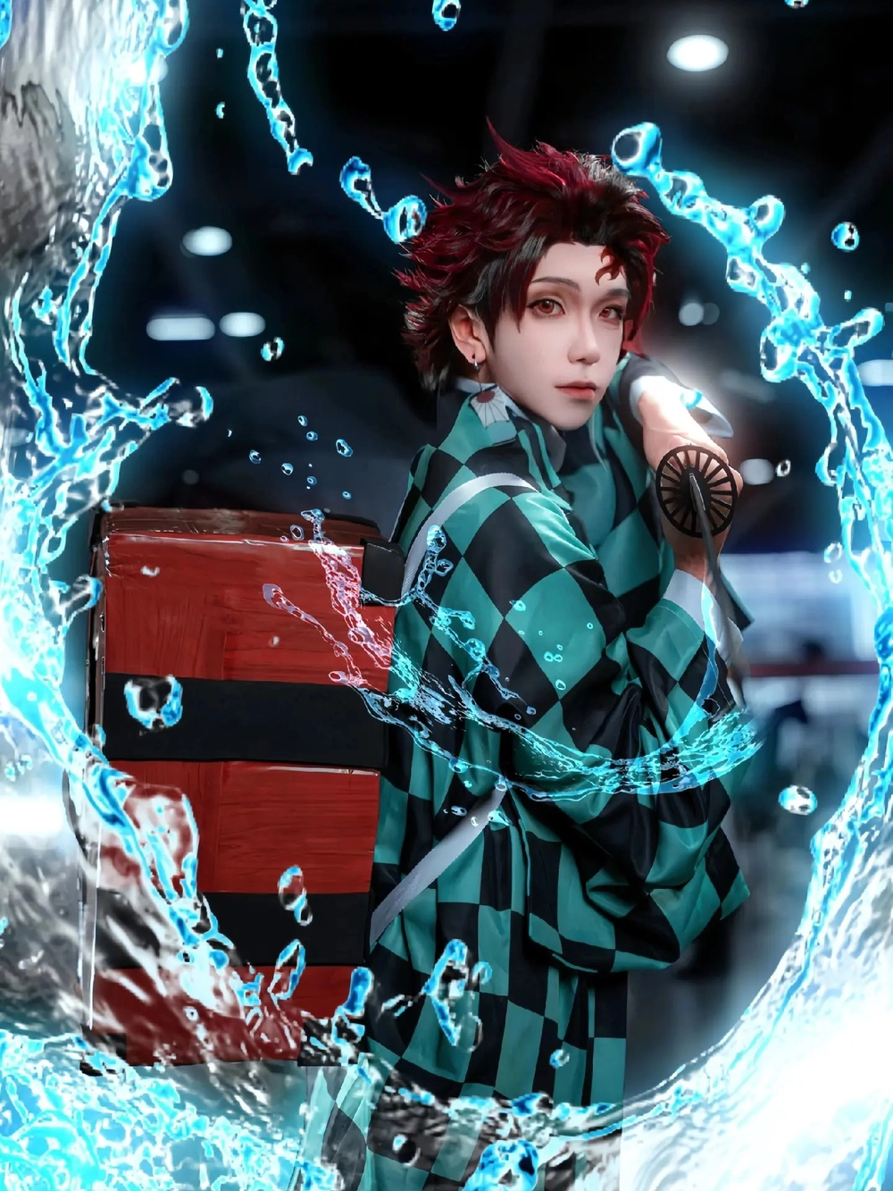 demon tanjiro cosplay độc đáo 