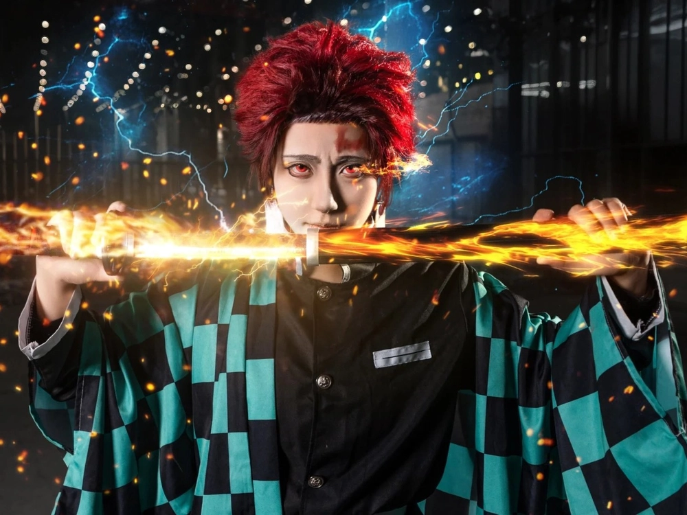 ảnh tanjiro kamado cosplay đẹp 