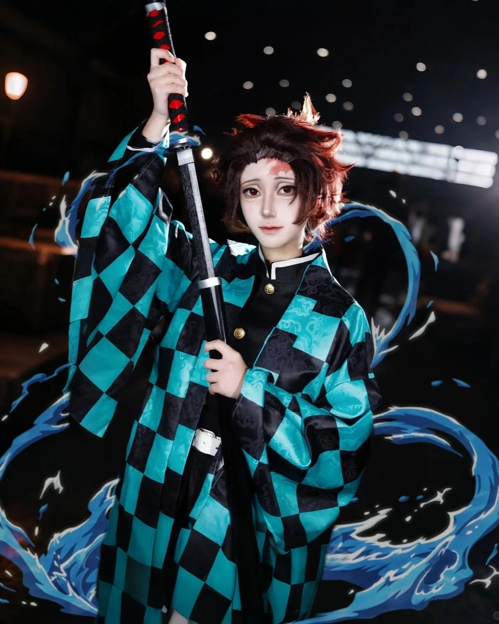ảnh demon tanjiro cosplay độc lạ 
