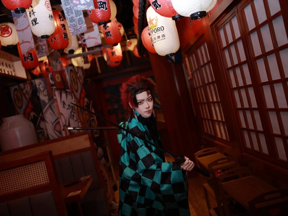hình kimetsu no yaiba tanjiro cosplay bản đẹp 