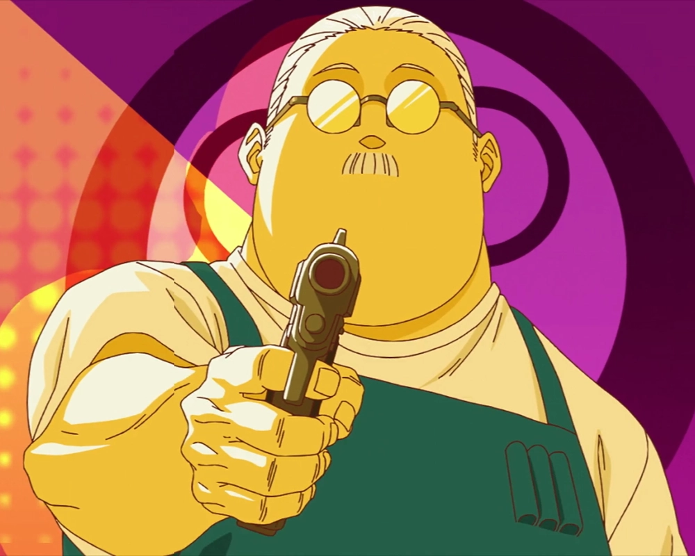 ảnh taro sakamoto cầm súng