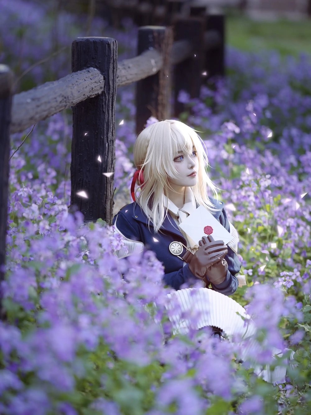 violet evergarden cosplay phiên bản anime