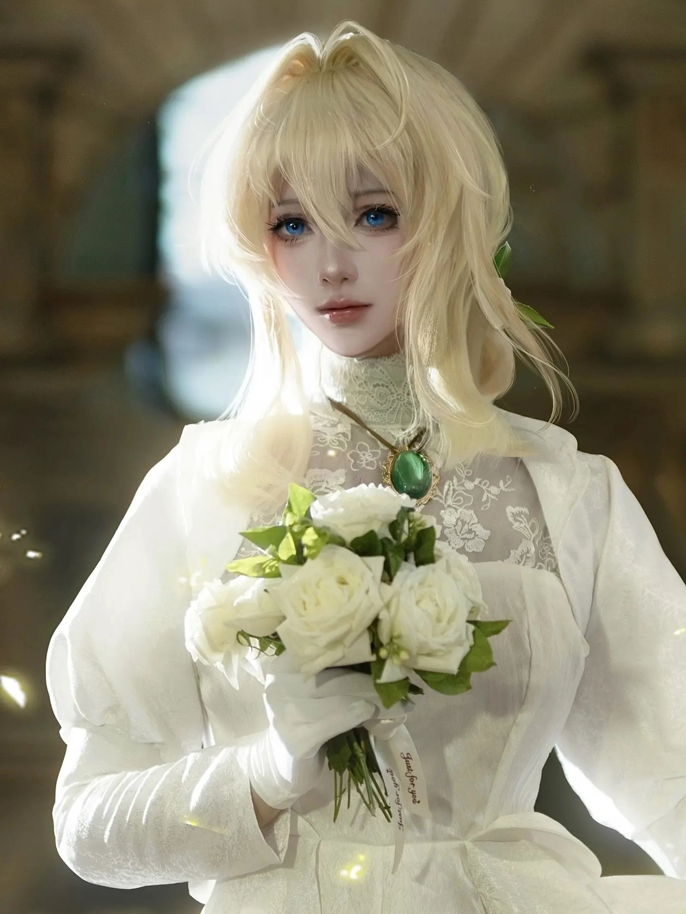 hình cosplay của violet evergarden