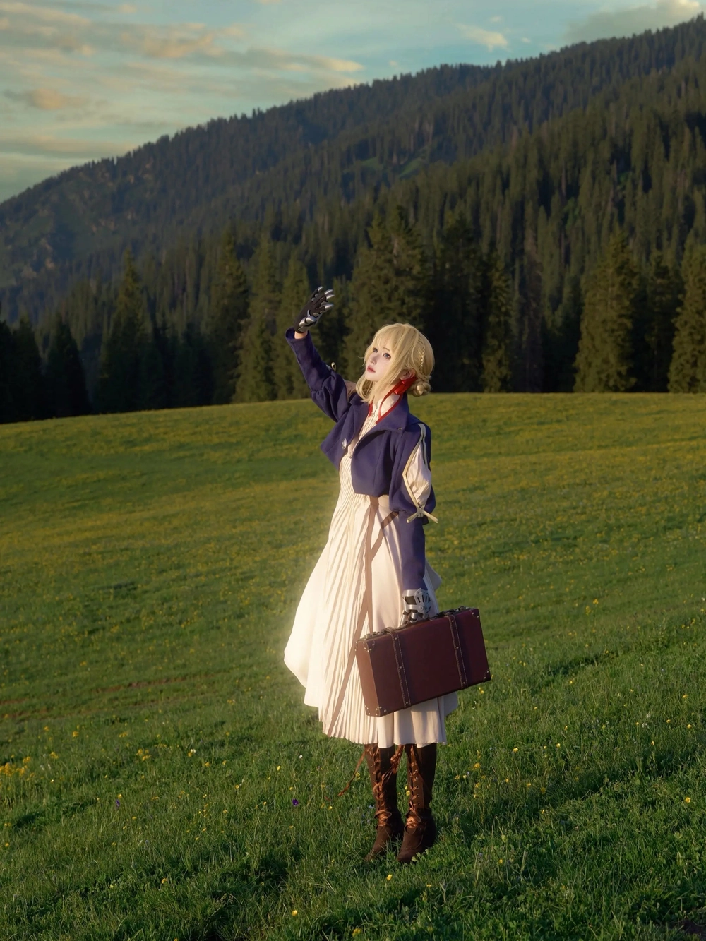 ảnh violet evergarden cosplay nhân vật anime