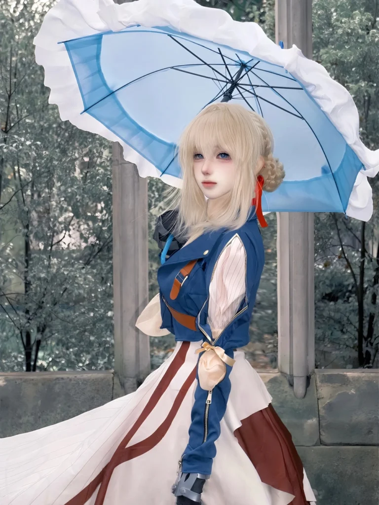 hình violet evergarden cosplay cổ điển