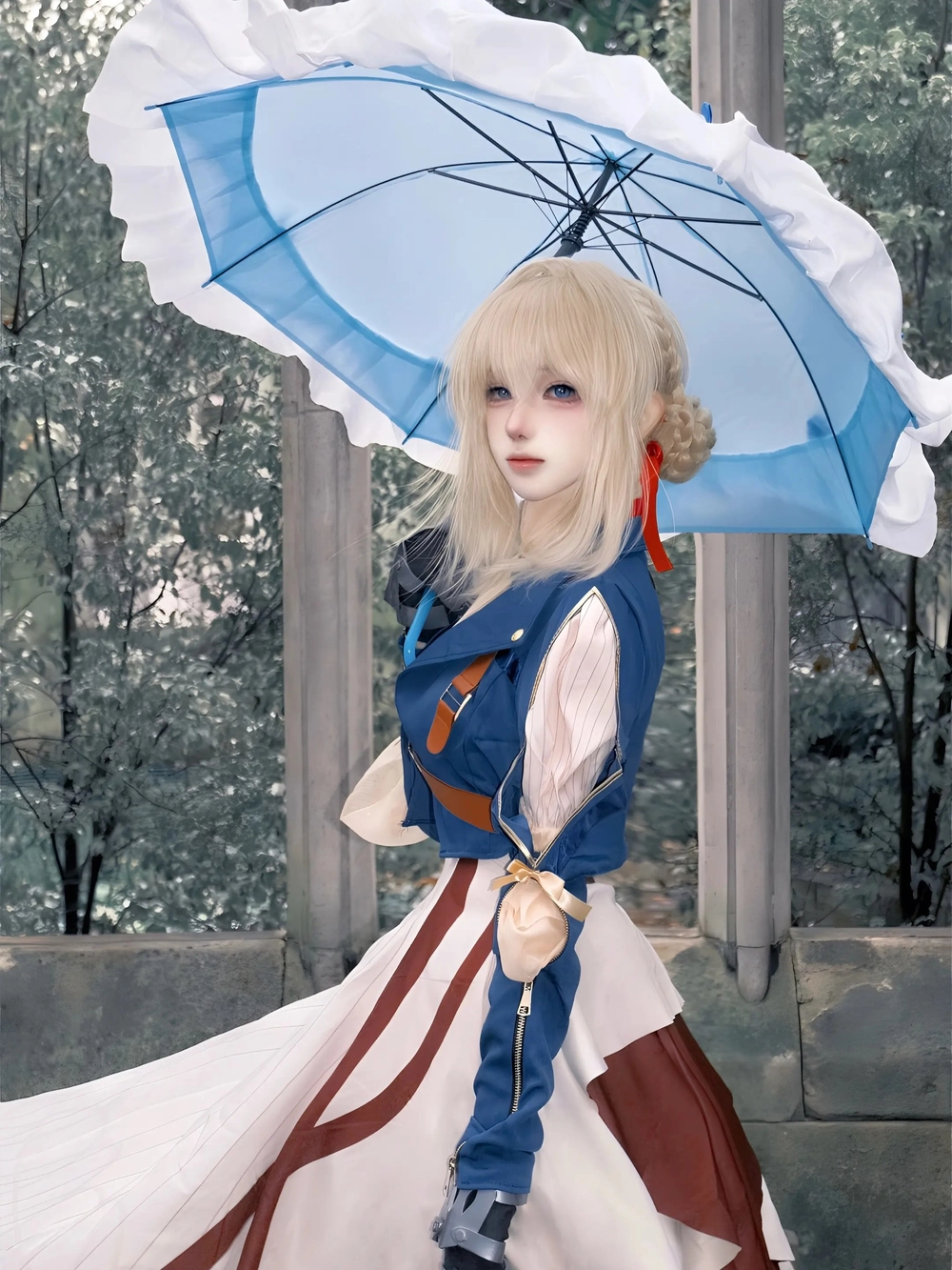 hình violet evergarden cosplay cổ điển
