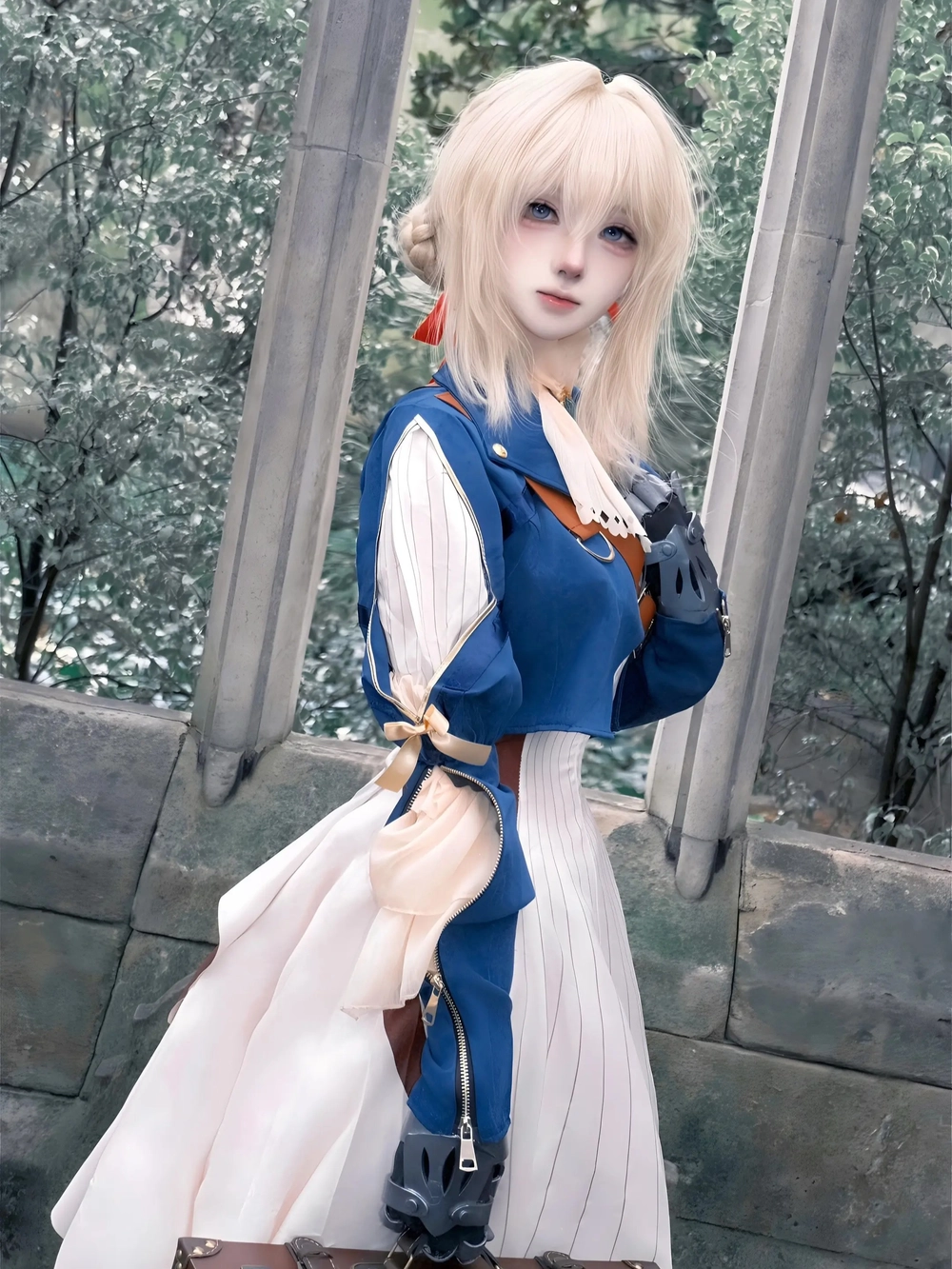 ảnh violet evergarden cosplay tươi sáng
