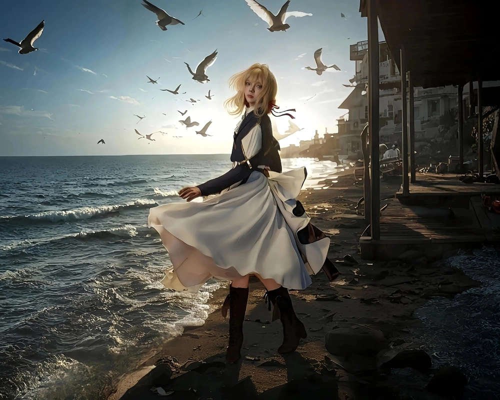 anime violet evergarden cosplay