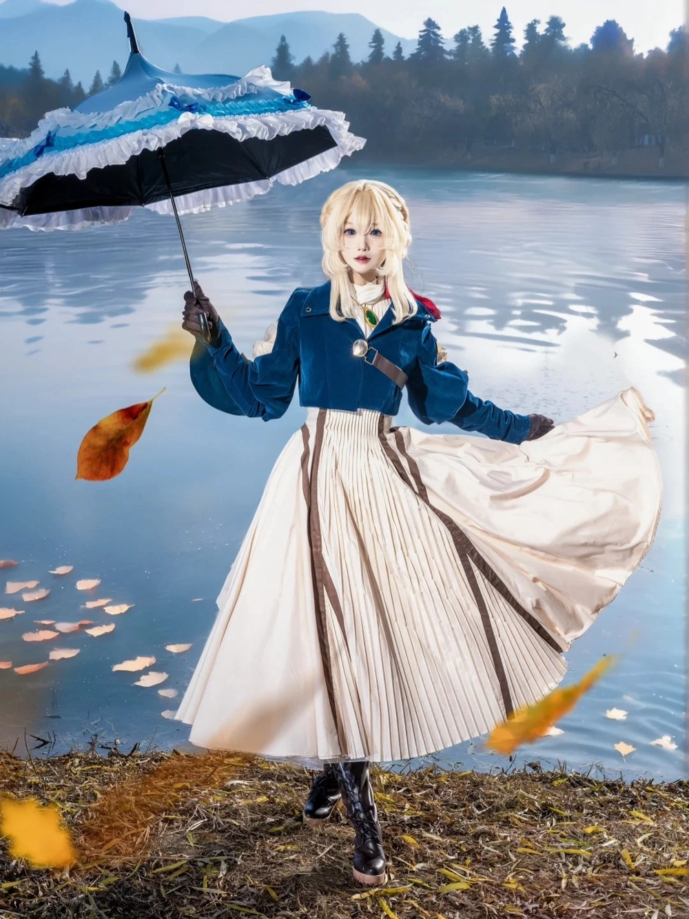 ảnh violet evergarden trong gió nhẹ