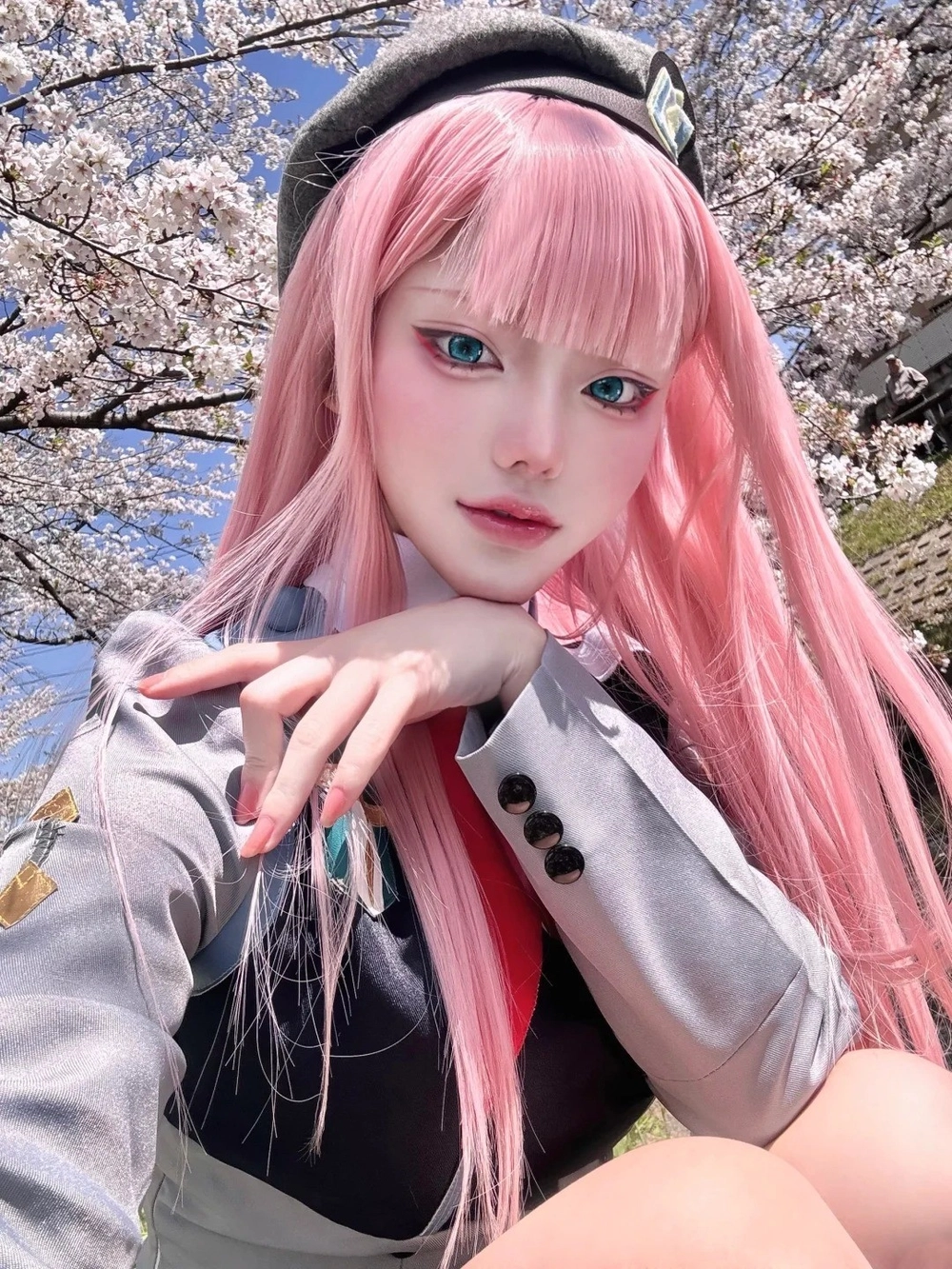 hình zero two cosplay đẹp