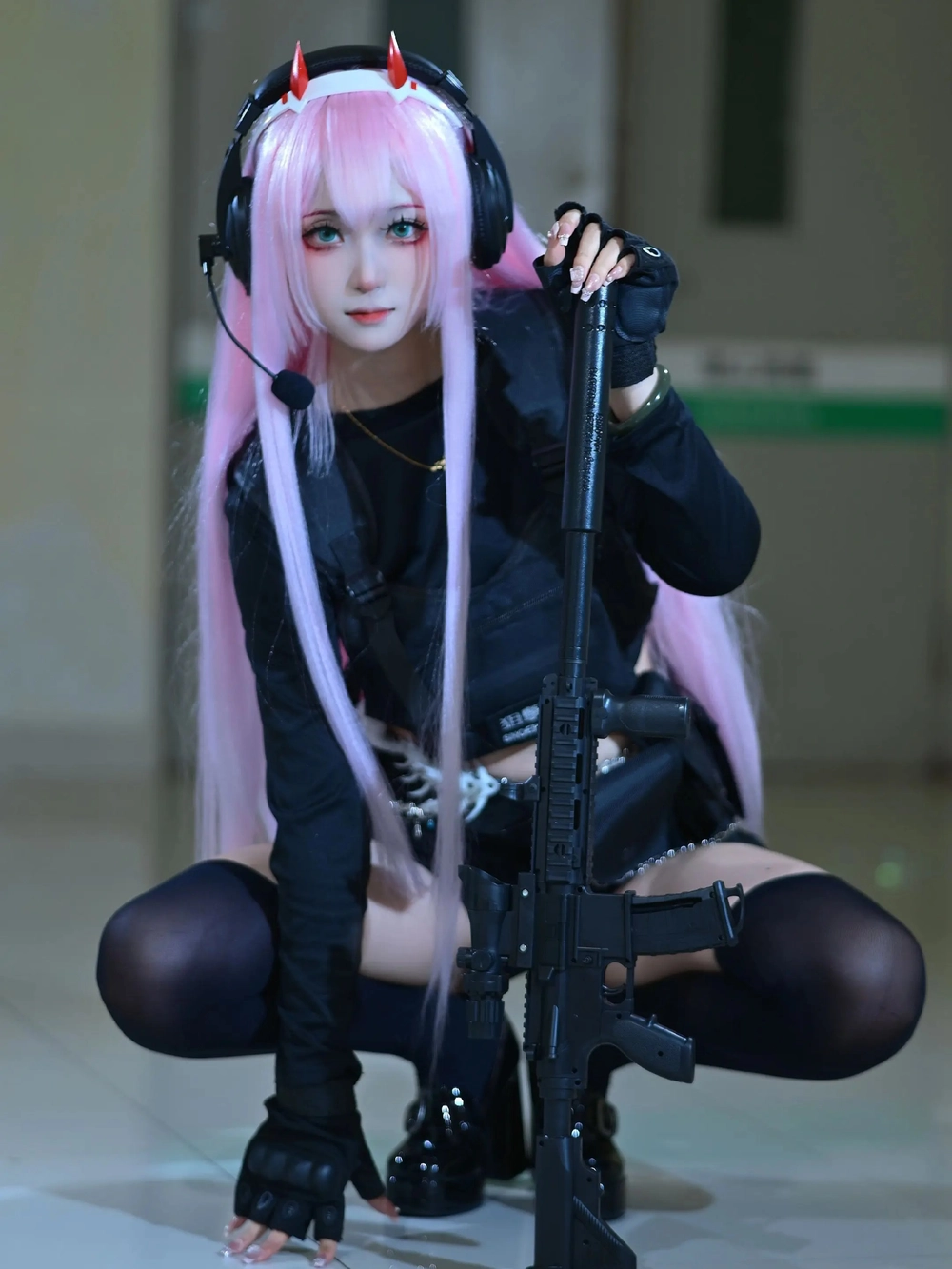 hình zero two cosplay cute ngầu